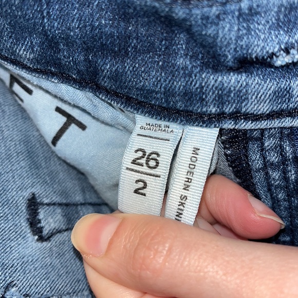 Loft Modern Skinny Jeans with Button Ankle - Picture 3 of 5